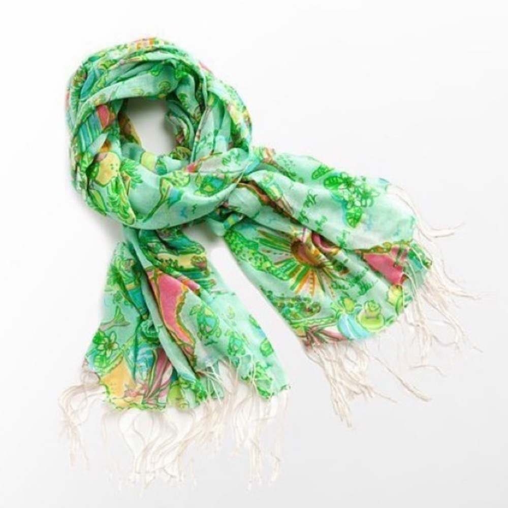 Lilly Pulitzer Florida Murfee Scarf NWT